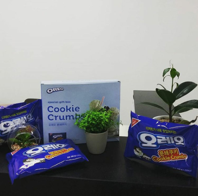오레오 분쇄쿠키 리뷰 사진