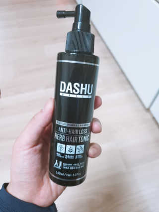 다슈코리아 다슈 데일리 안티 헤어로스 허브 헤어토닉 150ml — 5점을 준 리뷰어가 2019년 8월 올린 사용 사진