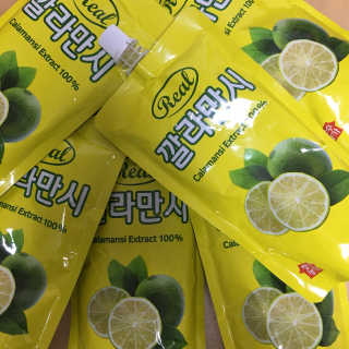 장수농가 리얼깔라만시 — 5점을 준 리뷰어가 2018년 4월 올린 사용 사진