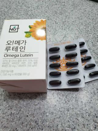 네츄럴굿띵스 오!메가루테인 60일분 — 5점을 준 리뷰어가 2019년 8월 올린 사용 사진