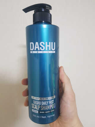 다슈코리아 다슈 데일리 패스트 한방 두피 샴푸 500ml — 5점을 준 리뷰어가 2020년 2월 올린 사용 사진
