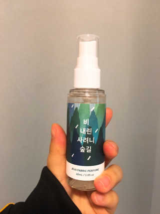 르플랑 제주 패브릭 퍼퓸 60ml 8종 — 3.5점을 준 리뷰어가 2018년 10월 올린 사용 사진