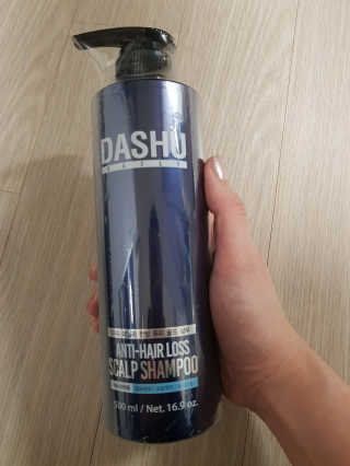 다슈코리아 다슈 데일리 단백질 한방 두피 골드 샴푸 500ml — 5점을 준 리뷰어가 2019년 11월 올린 사용 사진