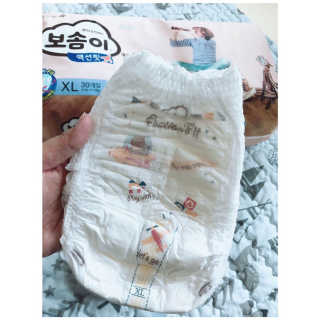 보솜이 액션핏 팬티형 — 5점을 준 리뷰어가 2019년 4월 올린 사용 사진