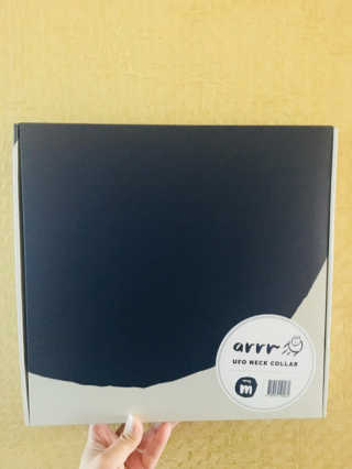 아르르 UFO 넥카라 (navy, gray) — 4.83점을 준 리뷰어가 2017년 10월 올린 사용 사진