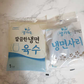 풀무원 여름별미 Best 냉면 세트 겨울동치미, 평양냉면 — 4.5점을 준 리뷰어가 2019년 6월 올린 사용 사진