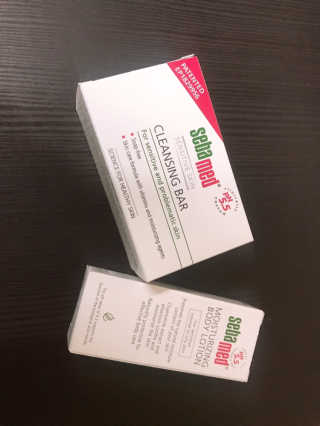 세바메드 클래식 클렌징 바[비누] + 바디로션 15ml — 5점을 준 리뷰어가 2019년 9월 올린 사용 사진