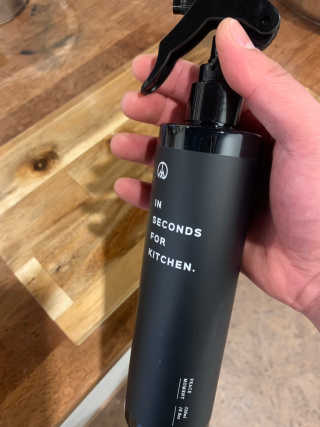 PEACE MOMENT 피스모먼트 인세컨즈포키친 320mL 천연살균소독제 — 5점을 준 리뷰어가 2019년 2월 올린 사용 사진