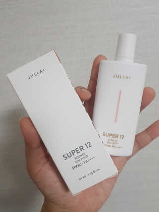 쥴라이Jullai 슈퍼 12 바운스 선 플루이드 SPF50+ PA++++ — 4점을 준 리뷰어가 2019년 7월 올린 사용 사진