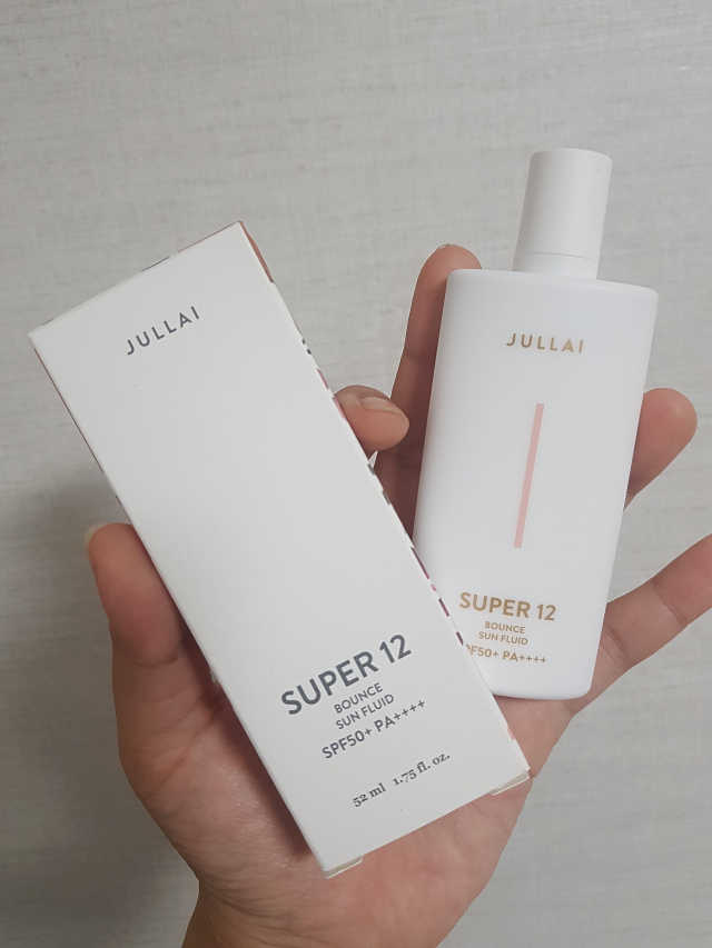 슈퍼 12 바운스 선 플루이드 SPF50+ PA++++ 리뷰 사진