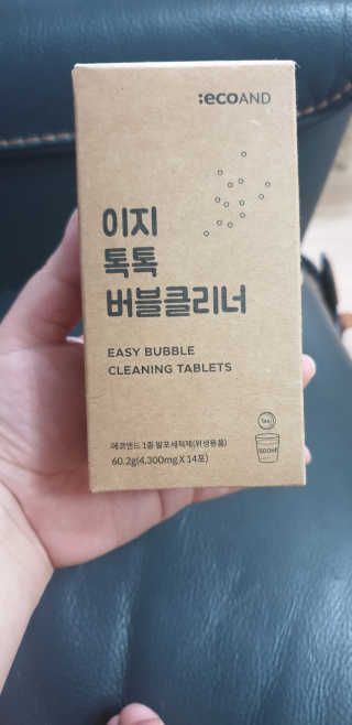 [에코앤드]이지톡톡 버블클리너 1종세척제 — 5점을 준 리뷰어가 2019년 6월 올린 사용 사진