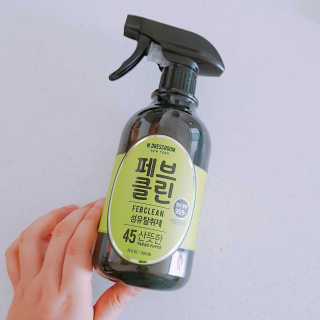 더블유드레스룸 페브클린 500ml — 5점을 준 리뷰어가 2018년 8월 올린 사용 사진