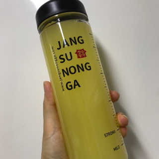 장수농가 리얼깔라만시 원샷 50ml 10팩+보틀 — 5점을 준 리뷰어가 2019년 4월 올린 사용 사진