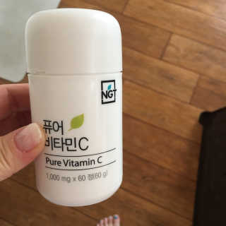 네츄럴굿띵스 퓨어 비타민C 30일분 — 5점을 준 리뷰어가 2018년 5월 올린 사용 사진