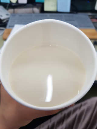 나투미 귀리 바닐라맛 1리터+ 나투미 스펠트밀 1리터 — 2점을 준 리뷰어가 2019년 5월 올린 사용 사진