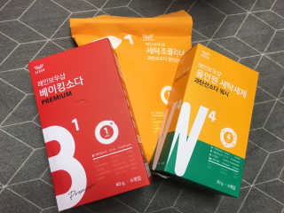 레인보우샵 올인원세탁세제,베이킹소다 스틱포6개입+세탁조클리너 — 4.33점을 준 리뷰어가 2018년 3월 올린 사용 사진