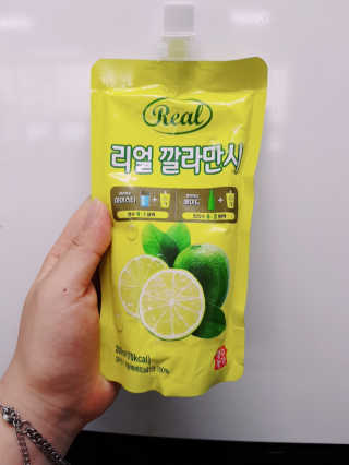 장수농가 리얼깔라만시 — 5점을 준 리뷰어가 2018년 6월 올린 사용 사진