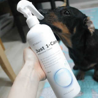 [펫토리아] 뚝딱케어 강아지 고양이 다목적세정제 — 5점을 준 리뷰어가 2020년 2월 올린 사용 사진