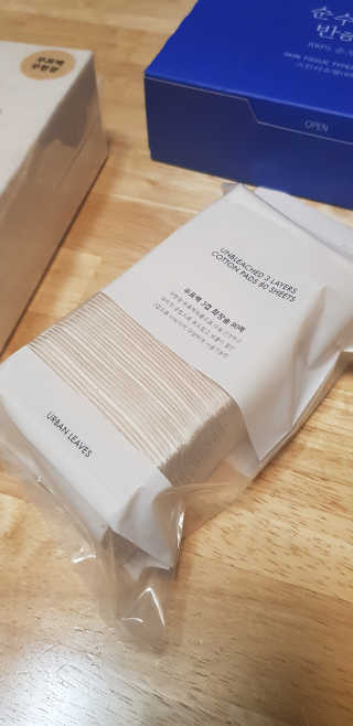 어반리브즈 프리미엄 화장솜 트라이얼 SET — 4.5점을 준 리뷰어가 2019년 8월 올린 사용 사진