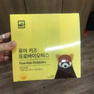 네츄럴굿띵스 퓨어 키즈 프로바이오틱스 60포 — 4점을 준 리뷰어가 2019년 6월 올린 사용 사진