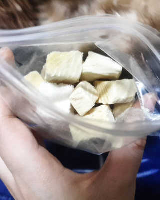 핏펫 크런킷 레어프로틴 — 5점을 준 리뷰어가 2020년 1월 올린 사용 사진