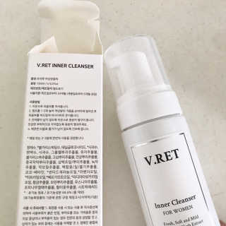 V.RET 브이렛 여성청결제 — 5점을 준 리뷰어가 2018년 9월 올린 사용 사진