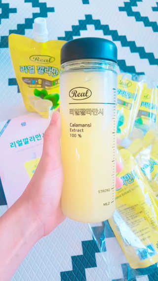 장수농가 리얼깔라만시 — 5점을 준 리뷰어가 2018년 6월 올린 사용 사진