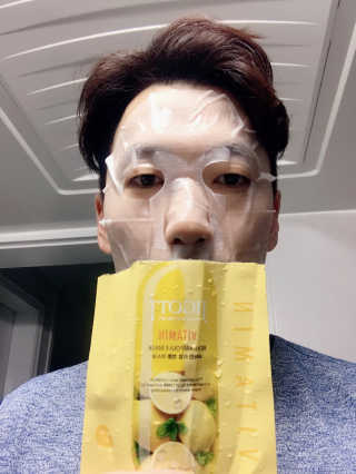 지고트 마스크팩 16종 — 5점을 준 리뷰어가 2018년 12월 올린 사용 사진