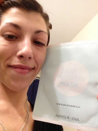아이뽀 모든 피부 타입을위한 AIPPO Expert Hydrating Mask — 5점을 준 리뷰어가 2018년 2월 올린 사용 사진