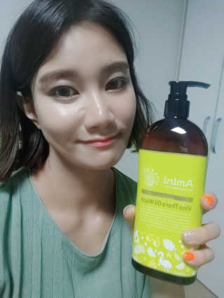 아미니 비노테라 오일워시 400ml 대용량 — 5점을 준 리뷰어가 2019년 7월 올린 사용 사진