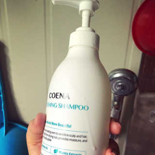 코에나샴푸 500ml — 4.5점을 준 리뷰어가 2019년 8월 올린 사용 사진
