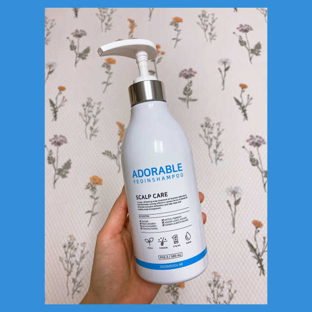 순수연구소 탈모증상완화 어도러블 여인 샴푸 500ml 리뷰 사진