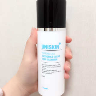UNISKIN 펩톤 셀 옥시버블클리어 딥 클렌져 — 5점을 준 리뷰어가 2018년 10월 올린 사용 사진