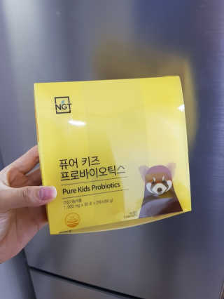 네츄럴굿띵스 퓨어 키즈 프로바이오틱스 60포 — 5점을 준 리뷰어가 2018년 1월 올린 사용 사진