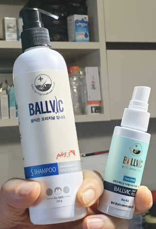 볼빅ballvic [볼빅] 탈모기능성 볼빅액플러스 + 볼빅샴푸230g — 5점을 준 리뷰어가 2019년 8월 올린 사용 사진
