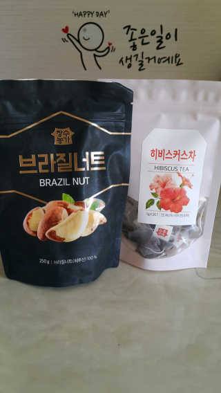 장수농가 브라질너트, 히비스커스 — 4점을 준 리뷰어가 2018년 7월 올린 사용 사진