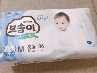 보솜이 리얼코튼 팬티형 — 5점을 준 리뷰어가 2019년 3월 올린 사용 사진