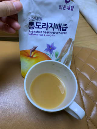 [GS달리살다] 환절기에 좋은 도라지배즙,호박즙 20포 — 5점을 준 리뷰어가 2020년 3월 올린 사용 사진