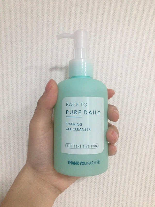 땡큐파머 백 투 퓨어 데일리 포밍 젤 클렌저 리뷰 사진