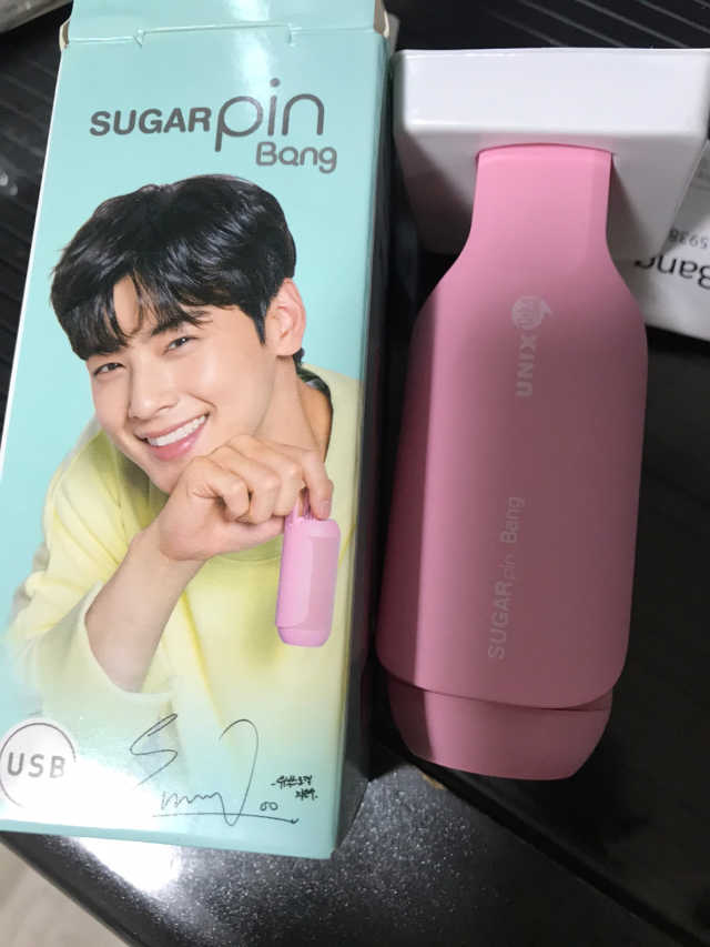 USB 충전식 헤어롤 슈가핀 38mm 리뷰 사진