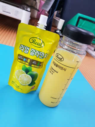 장수농가 리얼깔라만시 — 5점을 준 리뷰어가 2018년 6월 올린 사용 사진
