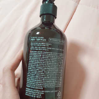 the naked object [탈모볼륨샴푸] 디블랙 팩 샴푸 — 4점을 준 리뷰어가 2020년 2월 올린 사용 사진