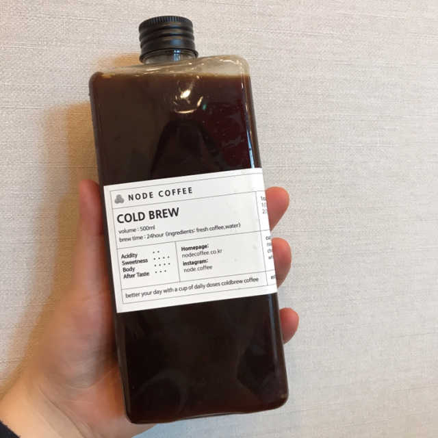 노드커피 콜드브루에디션 No.001 음료용 리뷰 사진