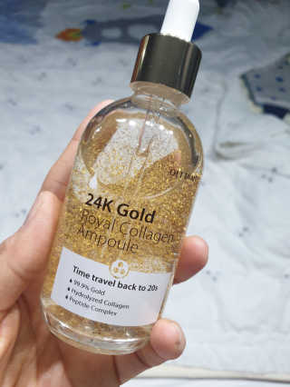 오르템 24K 골드 로얄 콜라겐 앰플 — 5점을 준 리뷰어가 2019년 10월 올린 사용 사진