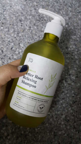 달리프 클로렐라 베러 루트 릴렉싱 샴푸 500ml — 5점을 준 리뷰어가 2019년 1월 올린 사용 사진