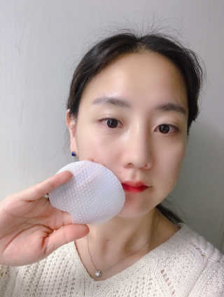 미플레이 진짜 클렌징 워터 패드 — 5점을 준 리뷰어가 2018년 11월 올린 사용 사진