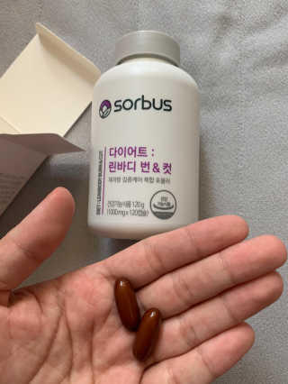 소버스 다이어트 린바디 번앤컷 — 4점을 준 리뷰어가 2020년 1월 올린 사용 사진