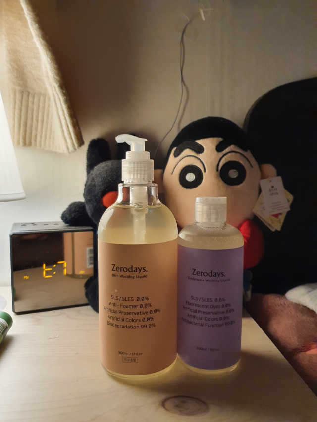 제로데이즈 천연 주방전용세제 + 여성속옷세제 리뷰 사진