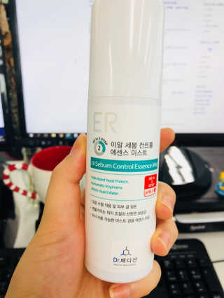 Dr.메디션 이알세붐컨트롤 에센스미스트 [피지조절] — 4.5점을 준 리뷰어가 2018년 8월 올린 사용 사진