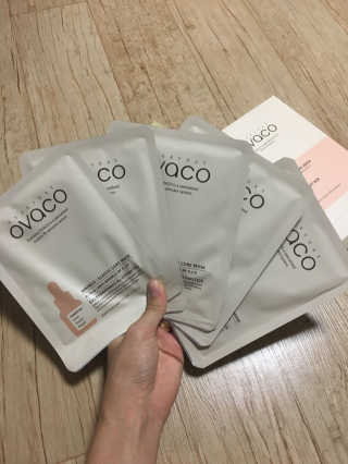 오바코 ovaco 오바코 안티 링클 G,J,D 마스크팩 — 5점을 준 리뷰어가 2017년 11월 올린 사용 사진
